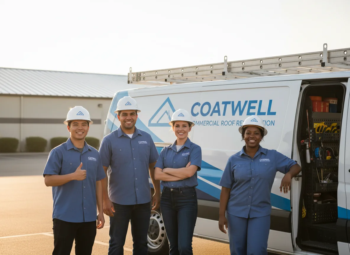 Commercial roof coating company in Arlington, IL